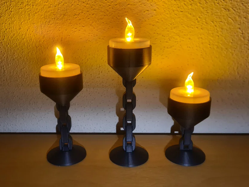 Chân nến dạng dây xích (không cần supports) - Image 1