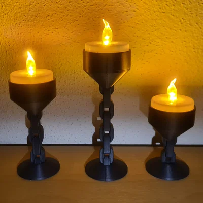 Chân nến dạng dây xích (không cần supports)