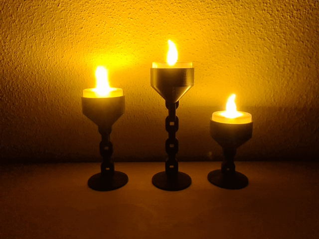 Chân nến dạng dây xích (không cần supports) - Image 2