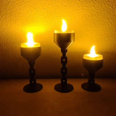 Chân nến dạng dây xích (không cần supports)