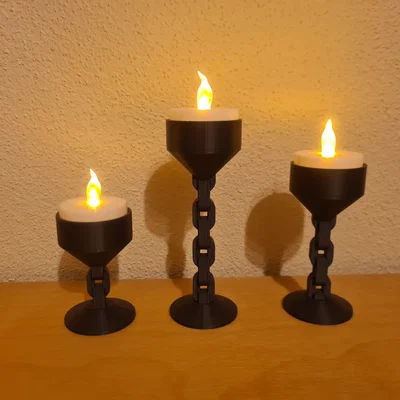 Chân nến dạng dây xích (không cần supports)