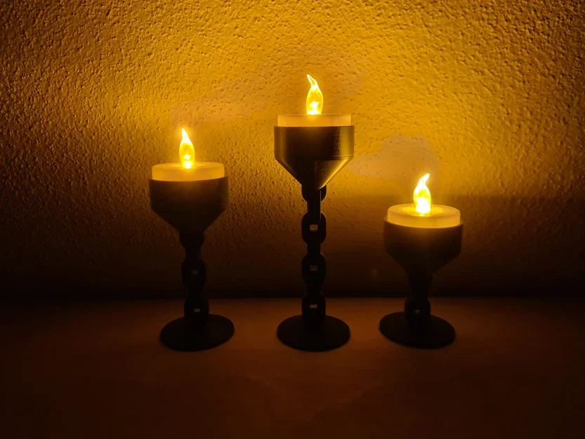 Chân nến dạng dây xích (không cần supports) - Image 4