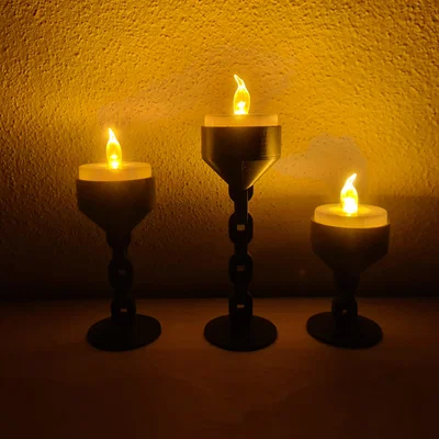 Chân nến dạng dây xích (không cần supports)