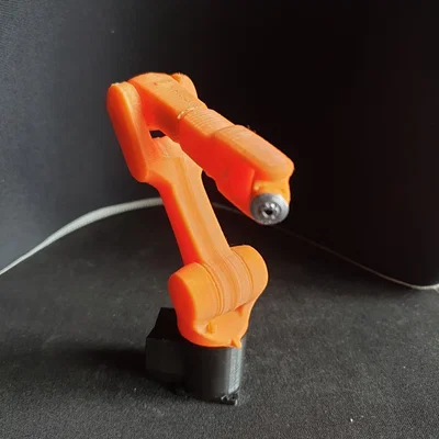 Cánh tay robot công nghiệp KUKA KR10 (Fully Moveable) - lắp ráp 7 phần