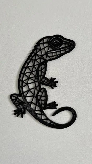 Mẫu tranh treo tường nghệ thuật hình thằn lằn (Lezard Wall Art #1) - Image 1