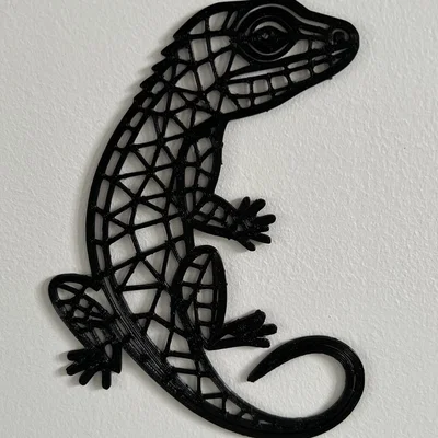 Mẫu tranh treo tường nghệ thuật hình thằn lằn (Lezard Wall Art #1)
