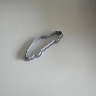 Khuôn cắt bánh quy hình xe thể thao Porsche 911 độc đáo