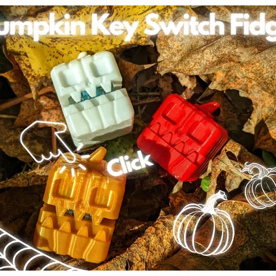 Đồ chơi fidget Pumpkin dùng Key Switch