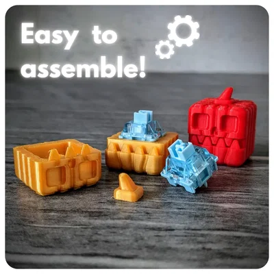 Đồ chơi fidget Pumpkin dùng Key Switch