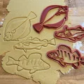 Bộ khuôn cắt bánh quy hình cá (Fiske kageform) - Thumbnail 1