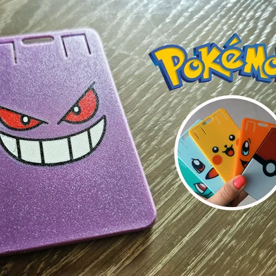 Kẹp thẻ ID/badge Gengar Pokémon
