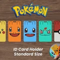 Khay đựng thẻ ID/badge Pokémon (chuẩn CR80 86×54 mm) - Thumbnail 1
