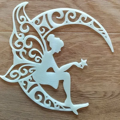 Mô hình in 3D Nàng tiên trên mặt trăng đầy mê hoặc