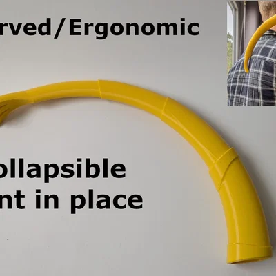 Cây Gãi Lưng Cong Gập Gọn Công Thái Học (Curved Collapsible Ergonomic Scratcher)