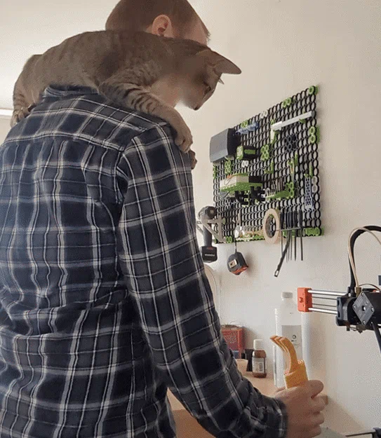 Cây Gãi Lưng Cong Gập Gọn Công Thái Học (Curved Collapsible Ergonomic Scratcher) - Image 5