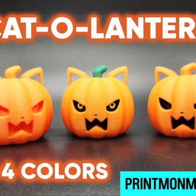 Cat-O-Lantern 1–4 màu (AMS/MMU)