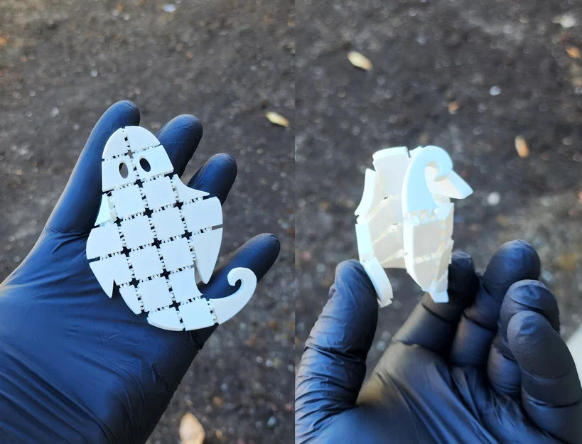 Ma - Vải Halloween dẻo (print-in-place) | Ghost - Flexible Halloween Fabrics - Image 2
