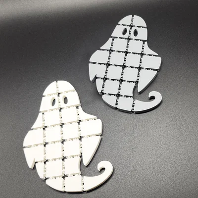 Ma - Vải Halloween dẻo (print-in-place) | Ghost - Flexible Halloween Fabrics