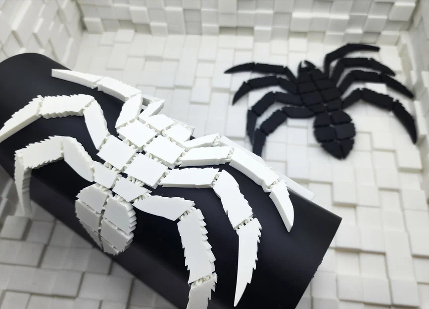 Nhện - Vải dẻo Halloween linh hoạt (Print-in-Place) - Image 6