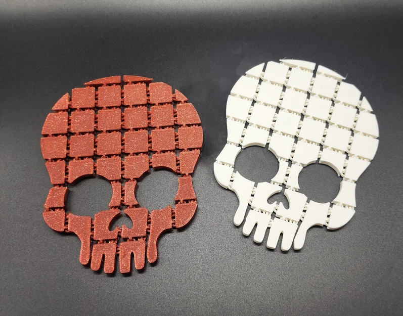 Skull - Flexible Halloween Fabrics (Vải dẻo Halloween dạng print-in-place) - Image 3