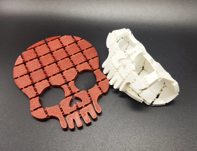 Skull - Flexible Halloween Fabrics (Vải dẻo Halloween dạng print-in-place) - Image 4