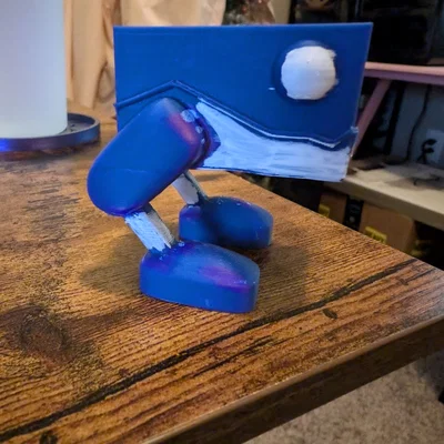 Mô hình chú Robot Geometry Dash 3D cực chất để bàn