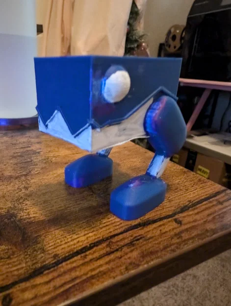 Mô hình chú Robot Geometry Dash 3D cực chất để bàn - Image 2