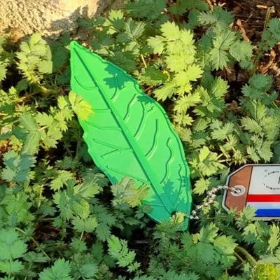 Móc khóa lá nguyệt quế (Laurel leaf) tinh tế cho máy in 3D