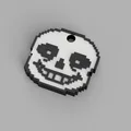 Móc khóa Sans từ game Undertale - Mô hình in 3D cực chất - Thumbnail 1
