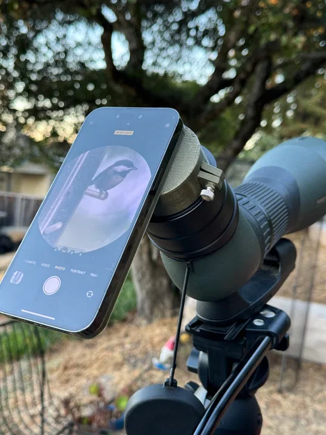 Bộ chuyển đổi điện thoại từ tính tùy chỉnh cho ống nhòm (Digiscoping) - Image 3