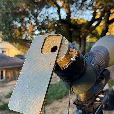 Bộ chuyển đổi điện thoại từ tính tùy chỉnh cho ống nhòm (Digiscoping)