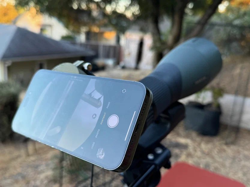 Bộ chuyển đổi điện thoại từ tính tùy chỉnh cho ống nhòm (Digiscoping) - Image 5