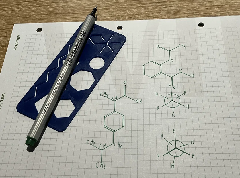 Stencil hoá hữu cơ (Organic chemistry stencil) - Image 1