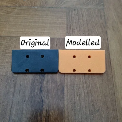 Giá đỡ ray trượt tuyến tính MGN9H cho trục X trên Ender 3 v2
