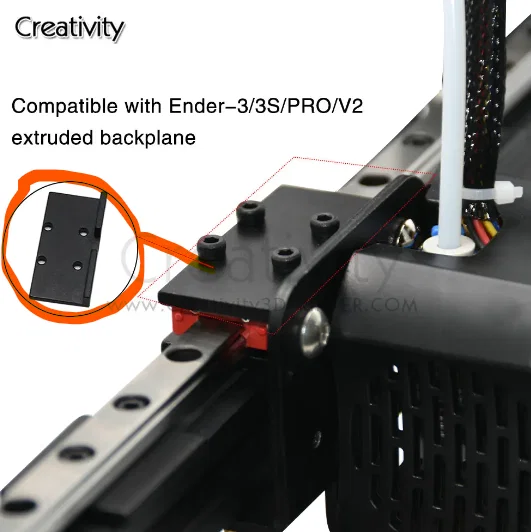 Giá đỡ ray trượt tuyến tính MGN9H cho trục X trên Ender 3 v2 - Image 8