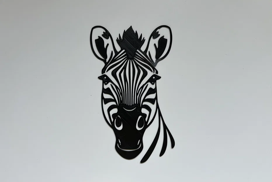 Mẫu tranh treo tường 3D hình ngựa vằn Zebra Wall Art đẹp mắt - Image 1