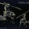 Mô hình 3D Goblin Rider cưỡi sói cực chất cho game Tabletop - Thumbnail 1