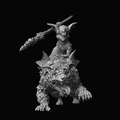Mô hình 3D Goblin Rider cưỡi sói cực chất cho game Tabletop - Thumbnail 5