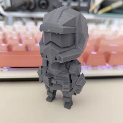 Bộ giáp B01-Tactical từ Helldivers2 (chibi STL in 3D)