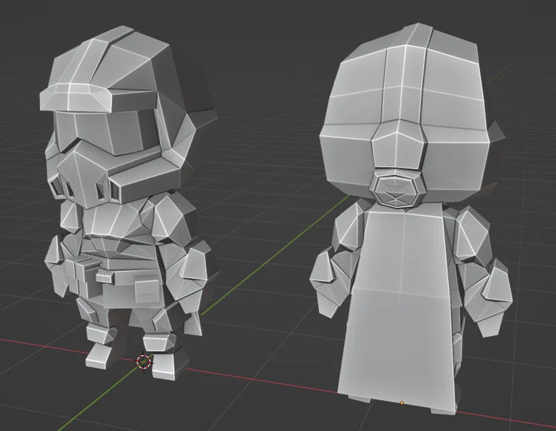 Bộ giáp B01-Tactical từ Helldivers2 (chibi STL in 3D) - Image 2