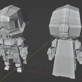 Bộ giáp B01-Tactical từ Helldivers2 (chibi STL in 3D) - Thumbnail 2