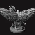 Mô hình 3D Chiến binh Bồ câu cầm rìu cho D&D và Tabletop - Thumbnail 3