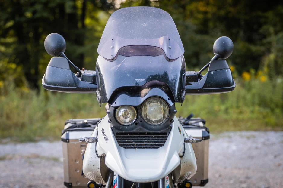 Ốp nối dài hand guard BMW R1150GS (Hand guard Extension) - Image 7