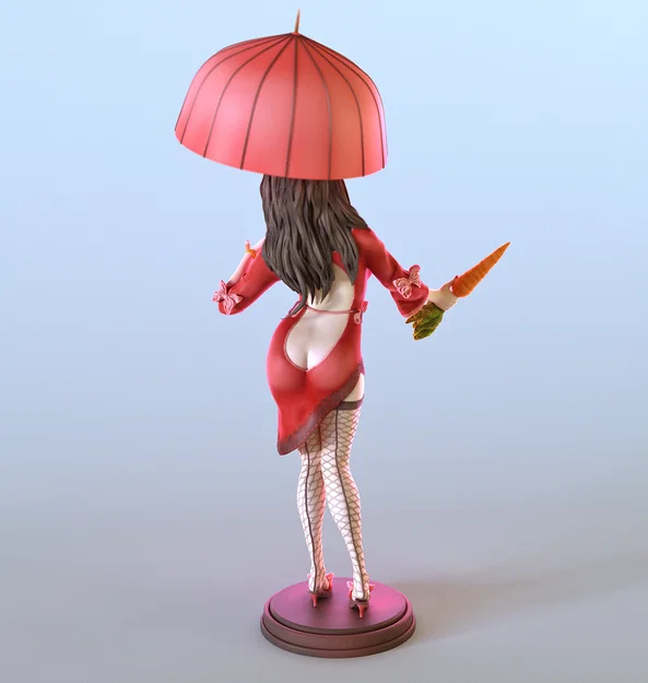 Mô hình 3D nhân vật Bunny Girl Lia đáng yêu - Image 2