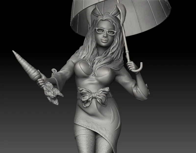 Mô hình 3D nhân vật Bunny Girl Lia đáng yêu - Image 3