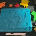 Bản đồ Thế giới - puzzle lắp miếng cho bé - Thumbnail 2