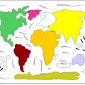 Bản đồ Thế giới - puzzle lắp miếng cho bé - Thumbnail 4