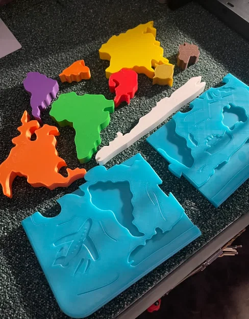 Bản đồ Thế giới - puzzle lắp miếng cho bé - Image 5