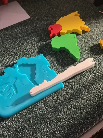 Bản đồ Thế giới - puzzle lắp miếng cho bé - Image 7