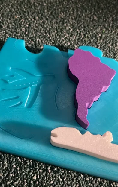 Bản đồ Thế giới - puzzle lắp miếng cho bé - Image 8